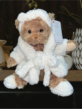 bukowski bear Mrs. Bukowski Sweden Plush Spa Robe And Slippers Stuffed Plush